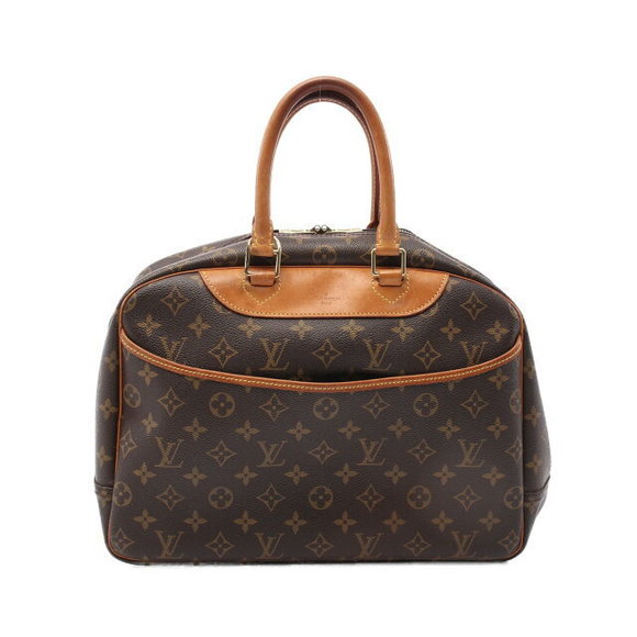 Louis Vuitton Brown Bowling Monogram Leather Vanity Handbag Deauville - Picture 1 of 7